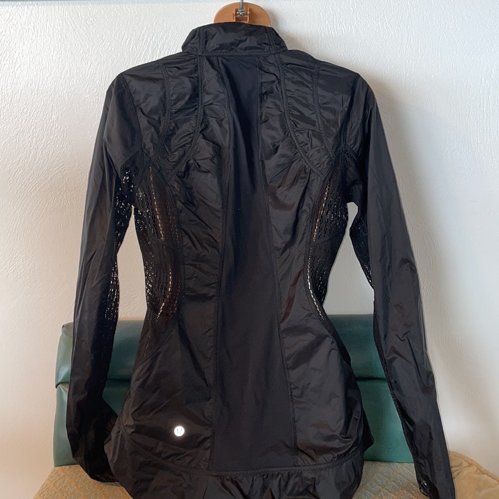 Lululemon lightweight mesh jacket *needs mending
